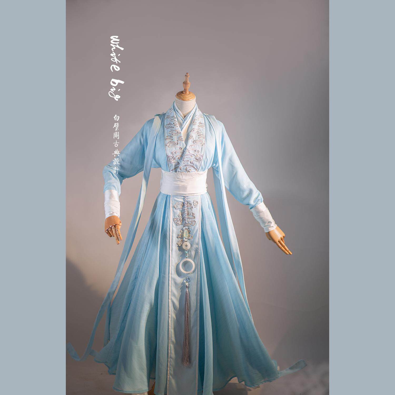 [白璧阁]陈情令蓝忘机王一博仿妆剧版魔道祖师cosplay仙侠短剧