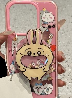 乌萨奇吉伊磁吸支架适用P70华为nova14/14/12/10/13/86SE手机壳pura80摇摇乐mate60/P50e/P30pro畅享70X软P40