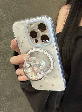 ins摇动星星带支架适用1加13T手机壳oneplus ACE5一加12/1+9R/8T/ACE竞速1+ACE3pro/11新款ACE2V磁吸13R女7T