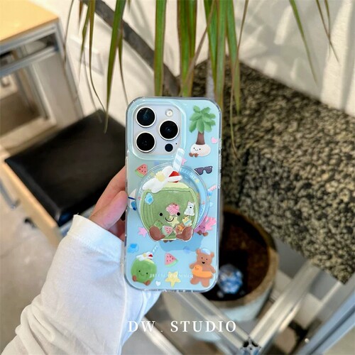 摇摇乐椰子支架磁吸支架适用NOthing 2A/3手机壳2谷歌Pixel9/10PRO/87创意Pmote edge60pro可爱56华硕ROG9/54