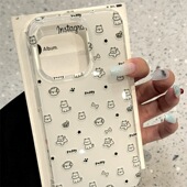 A5pro卡通K10x Findx8S A58 X7手机壳Reno13 A79可爱A3X女款 A55 双层光面插画清新狗狗适用OPPO