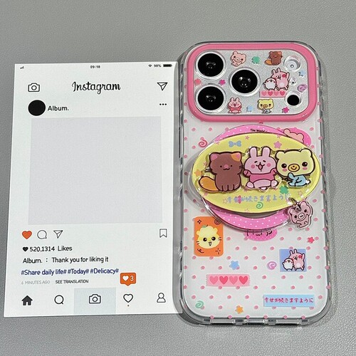 立体小动物吊坠磁吸支架适用vivo iQOO15ultra/Z11turbo/Z10x手机壳neo9pro+6SE/8/neo9/13/11/Z7/U5e可爱Z8X