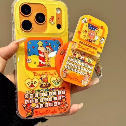 星星人翻盖小灵通磁吸支架适用小米15T/14/13TPRO/NOTE14手机壳pocox7/X3GT/F6/F5红米13R创意14/C55/85/M7pr