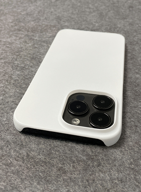 不粘指纹适用小米17/13至尊14红米K80大孔note14/9PRO手机壳12turbo白色PC硬壳civi3薄肤感k50/K30女k40S男款