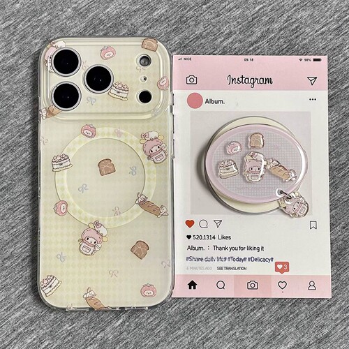 立体小羊吊坠磁吸支架适用A3X/OPPO FindX8/X9ultra/Reno15C/14/12/11F/10手机壳A56/A6pro可爱K12+A5/A79/58