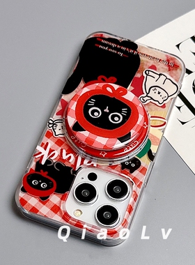 超火猫咪磁吸支架适用一加ACE3PRO/2手机壳oneplus11/12/9RT硅胶ace竞速1+ACE2V/9可爱10pro全包7PRO/8T/6T/5