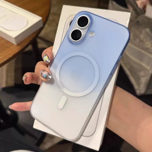 爆款超薄裸机肤感渐变内置磁吸适用魅族22手机壳meizu 21/20PRO充电纯色创意高级20 Classi软壳冰雾壳防摔女