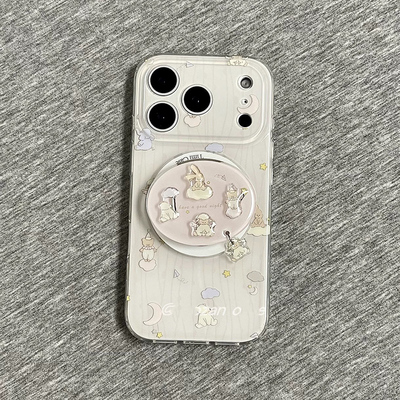 吊坠可爱带磁吸支架适用小米15T/14/13TPRO/NOTE14手机壳pocox7/X3GT/F8新款F5红米15R/14C软C85/C75女M7pro