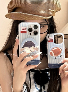 棒球橄榄球磁吸支架y300pro/vivos19适用X100S/S12/X70/x23/X90PRO+手机壳S17t可爱y35/S18/V29e情侣Y78m/Y37