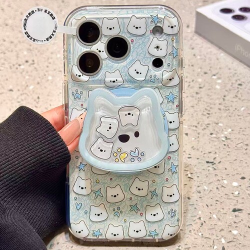 小白狗摇摇乐磁吸支架适用1加15T/ACE6至尊一加13t手机壳12/1+9R/oneplus ACE5/ACE3pro可爱11/ACE2V/Turbo6X