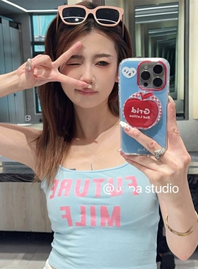 红苹果磁吸支架适用小米14/12手机壳98/10S红米note14pro+13/11T/K70至尊/civi4/K60e/k50创意K40S/k30软mix4