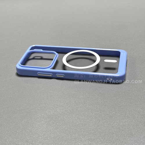 磁吸太空壳天蓝色适用华硕Zenfone10手机全包硬背软边壳华硕Zenfone9防摔ZS696KS电话亚克力11Ultra全包边男
