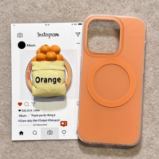 A51 创意橘子袋磁吸支架适用努比亚Z60pro手机壳Z70 Z40Spro趣味ZTE Z50 Z11硅胶MAX小众N2红魔10pro软 ULTRA