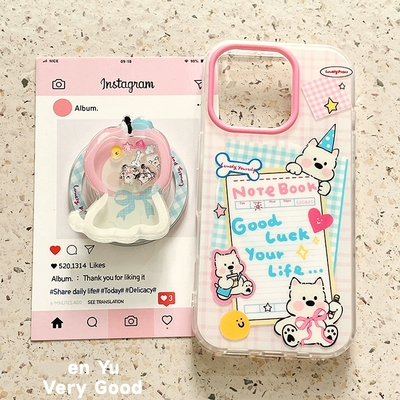 西高地小狗摇摇乐磁吸支架适用A2m/OPPO Reno14/13/12/11F/10手机壳findx8/X7ultra/A58/A5pro/K9/A3/A96/A72