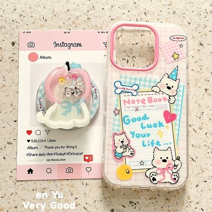 西高地小狗摇摇乐磁吸支架适用A2m/OPPO Reno14/13/12/11F/10手机壳findx8/X7ultra/A58/A5pro/K9/A3/A96/A72