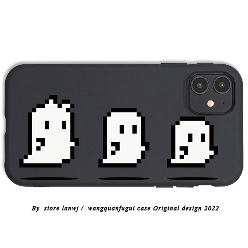 像素风幽灵vivoiqooz5x手机壳neo6/5S可爱U1x/z3搞怪创意neo5se女