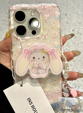 少女心潮摇摇乐创意支架适用OPPO Reno15/13/12F/76手机壳FindX8S+/X7Ultra新款K12S/A98/A58/6/A2/A3X/A5pro