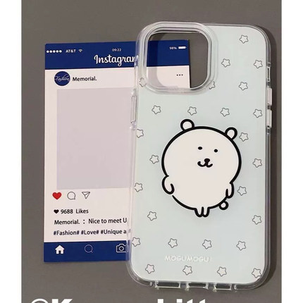 星星自嘲熊有趣搞怪适用A5/OPPO Reno14/13/12/11/15手机壳findx8/X7ultra挂绳A93/A3pro链条K12/A2x/A58/A96