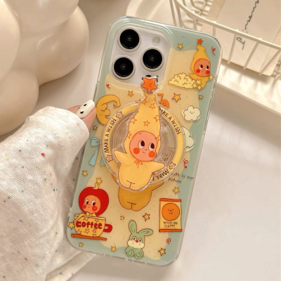 童趣可爱卡通星星人适用vivo S30/X200ultra/X90/X100s手机壳S19 pro/y300i/V30/y78+/Y37C磁吸Y36/X80新款60