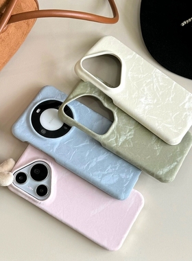 极简纯色丝绒纹理适用vivo X200Promini手机壳X100uluta毛绒布X90半包S20散热S19蓝色S18/S17PRO大孔V40/V30