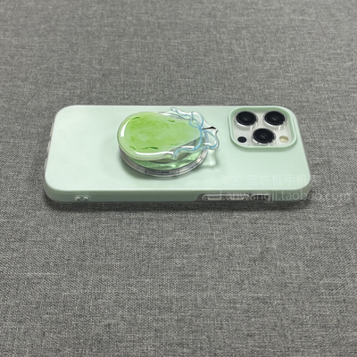 清新绿色梨子磁吸Find X8PRO/OPPOX9适用Reno15pro/14/13手机壳10PRO+二合一X8S女K12/7/A3/A1/A5X/A58磨砂A6