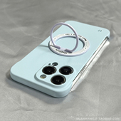 A97半包A93 软糯奶蓝色可磁吸适用oppofindx8s A55 13手机壳576轻薄A58简约A3 A2pro散热K12 X7支架reno12