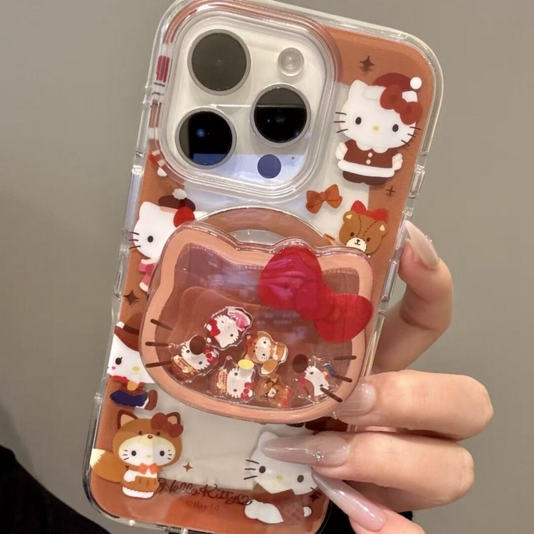 变装小熊KT猫摇摇乐磁吸支架适用1加15/ACE6一加13t手机壳12/1+9RT/8T透oneplus ACE5竞速ACE3pro软11R/ACE2V