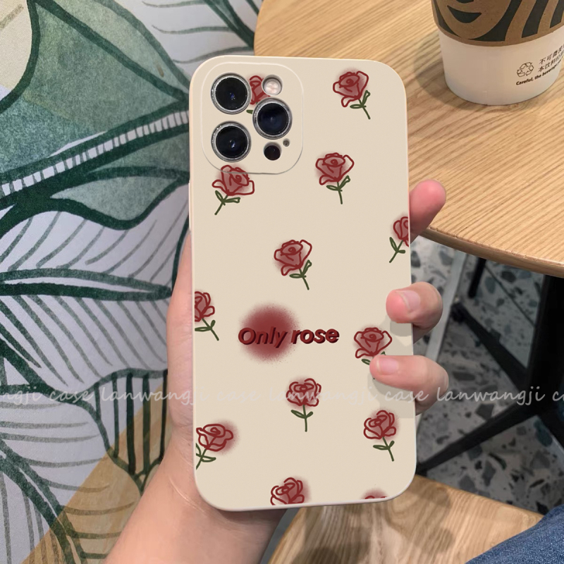 红米k40玫瑰花复古INS风