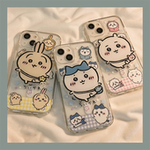 A35 A56 A72 磁吸chiikawa可爱支架情侣适用三星S25 S20手机壳A06透明s23 Note20 S21fe S24ultra A55 A14