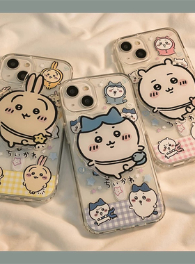 磁吸chiikawa可爱支架情侣适用小米14T/13TPRO/NOTE12S手机壳poco X3GT/F7/F5红米13/14C/C65/11/M6pro硅胶X7