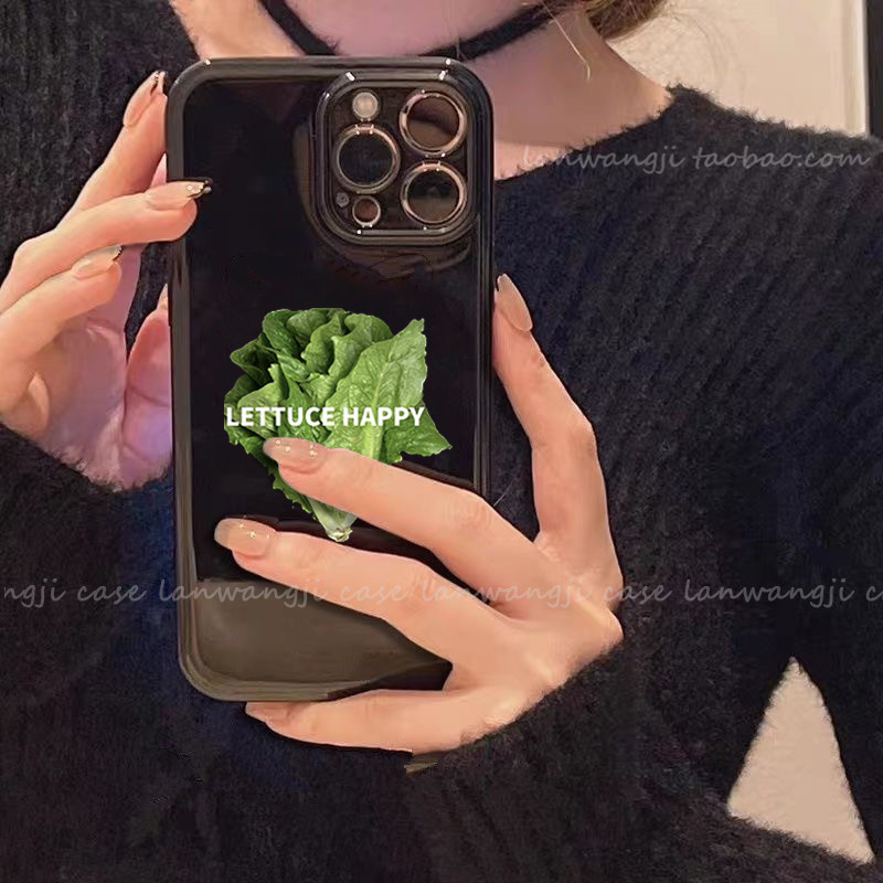 绿生菜生财适用苹果软壳