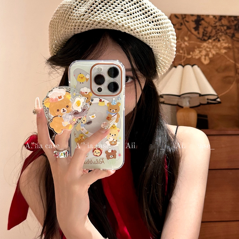 厨师小熊磁吸支架适用荣耀70/magic763/90/80GT/X50/60se/X9B/100手机壳play5可爱200/300硅胶X60i畅玩40plus