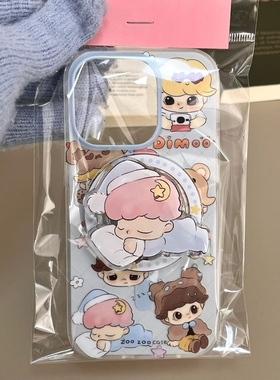 泡泡玛特卡磁吸支架适用一加13/ACE2PRO/ACE3V手机壳oneplus 12/11/9R卡通ace竞速1+ACE2V女10pro全包7可爱8T