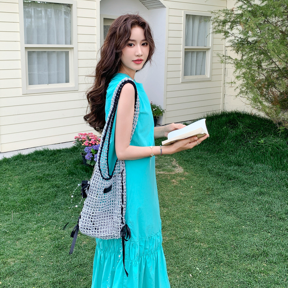 新品！大码显瘦背后镂空鱼尾裙8331P135K188,女装连衣裙,2C060