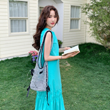 新品！大码显瘦背后镂空鱼尾裙8331P135K188，女装连衣裙，2C060