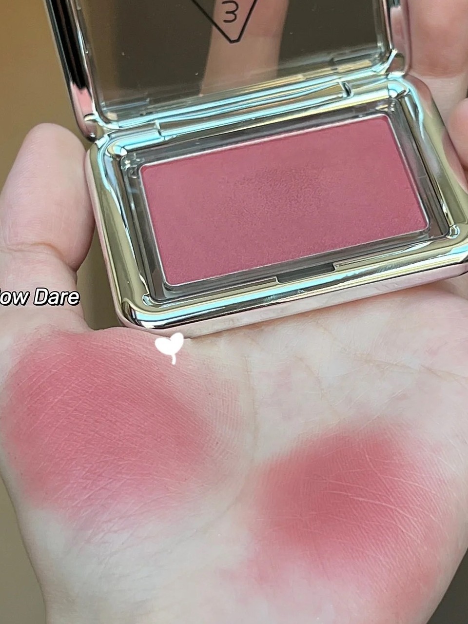 3ce单色腮红盘rosebeige正品mono晒红nude peach2022新爆款女红润