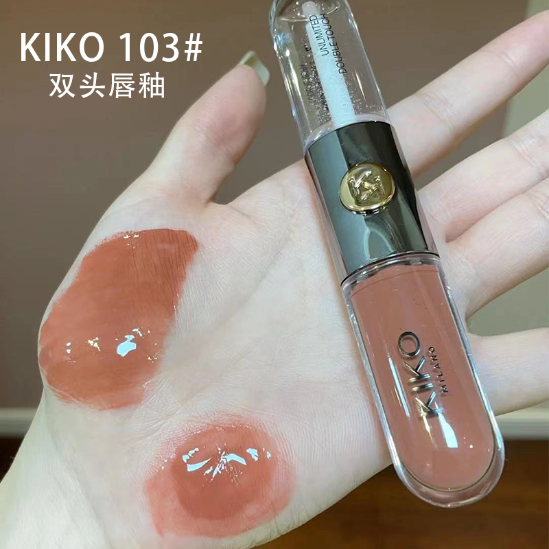 kiko双头唇釉口红103透明