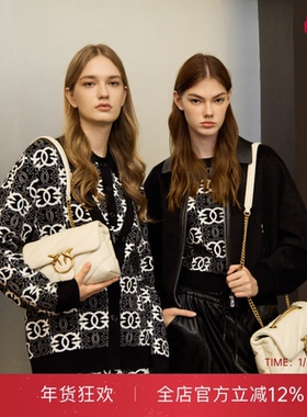 PINKO女士通勤PUFF飞鸟链条单肩斜挎手提包燕子包100039A0F2