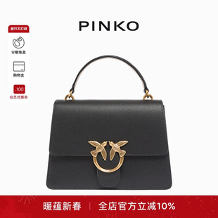 PINKO2025粒面皮革中号手提包100066A2JZ