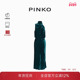 PINKO女士气质优雅无袖 长款 垂坠感收腰礼服连衣裙104094A21K