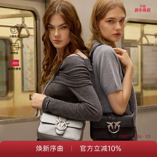 一字肩修身 PINKO女士长袖 通勤气质上衣针织PAF25323825 绵羊毛