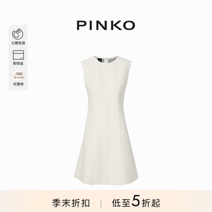PINKO女士简约无袖 连衣裙104248A24O 短款