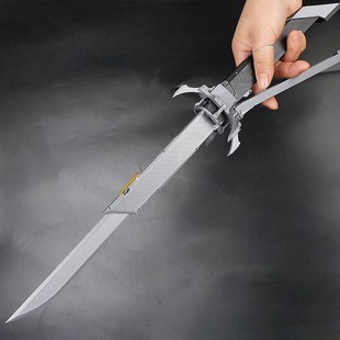 2023新款2.9定做耻辱2游戏科长科尔沃折叠刀ABS塑料武器3D漫展