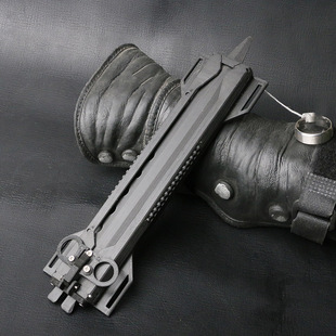 定做新品刺客信条袖箭塑料袖剑现代线控袖剑线控拉绳袖箭3D打印