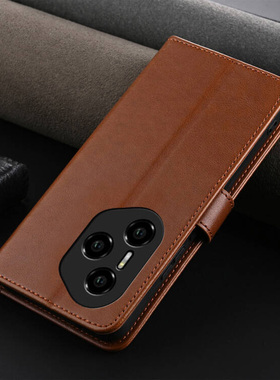 适用于荣耀400pro手机壳新款荣耀400防摔外壳翻盖式皮套DNP-AN00全包边防摔男女5G侧翻皮夹子