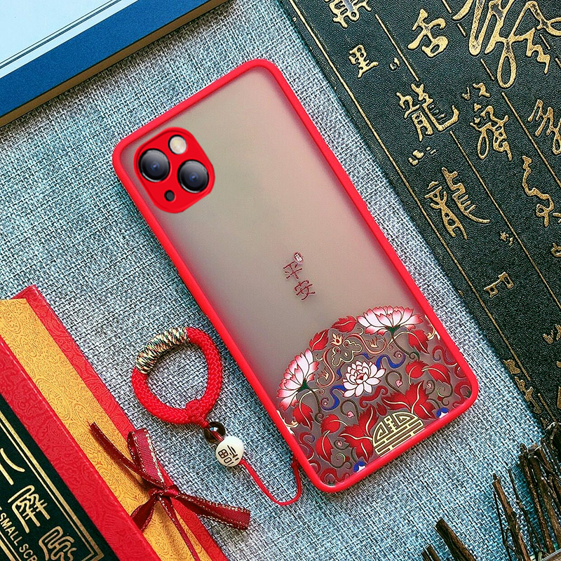 iphone13硅胶苹果14手机壳中国风
