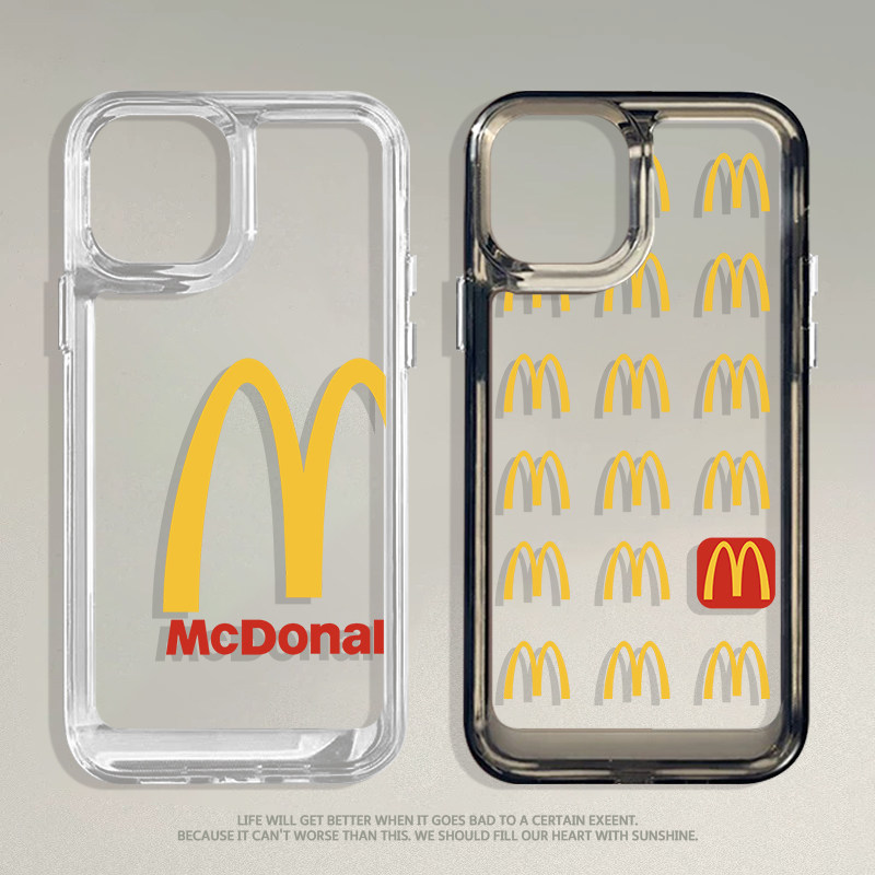 麦门苹果17手机壳iphone16情侣保护壳15promax亚克力13mini透明14创意12个性m记xsmax适用华为pura80任意机型