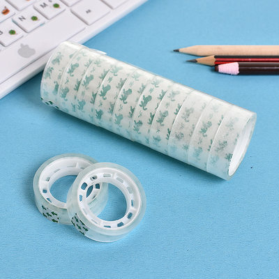 学生办公胶带纸透明胶布封口小胶带宽1.1cm净厚0.3cm小胶带封口胶