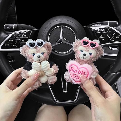 2025新款雪莉玫车载怀挡装饰汽车转向灯雨刮器女玩偶公仔内饰摆件