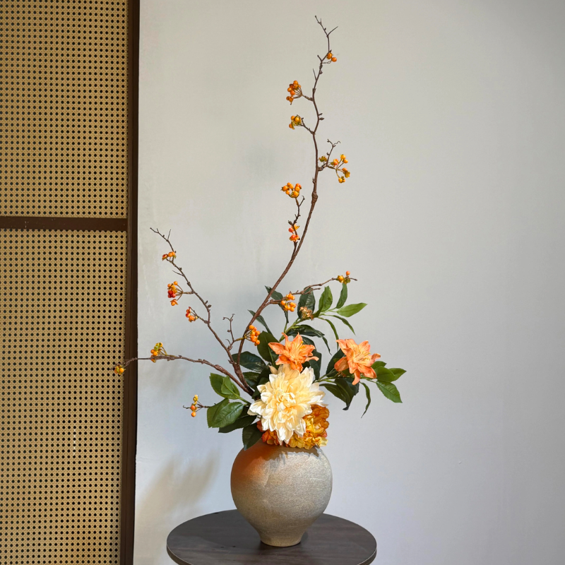新中式禅意陶瓷花瓶摆件宋代美学民宿酒店玄关桌面高级插花装饰品,家居饰品,仿真花/假花,淘宝优惠券,粉丝福利购,淘宝优惠卷